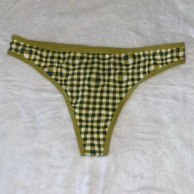 FOREVER21 Herbal Green/Blue Underwear/Thong Size S New With Tags - Image 1 of 4