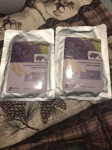 2 Pairs -  Lavender Exfoliating Foot Mask for Dry Dead Skin Callus 11/14/2025 - Picture 1 of 6