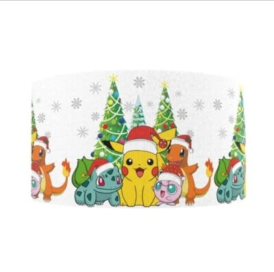 3 INCH Christmas anime cartoon Snowflake Grosgrain Ribbon 5 yards 1254674 - Image 1 of 2