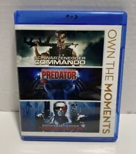 Commando / Predator / The Terminator 3-Blu-ray 2013 Arnold Schwarzenegger - Picture 1 of 1