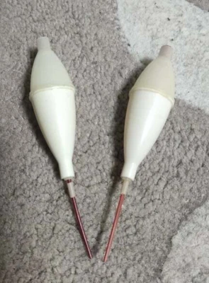 Fishing rod float bite indicator Phosphorus collapsible float USSR 2 pieces - Image 1 of 4