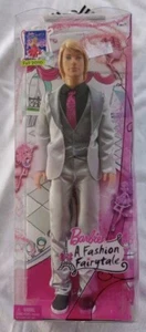 2009 Barbie A Fashion Fairytale KEN Doll - Gray Suit Blond Hair - Picture 1 of 15