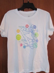 New Disney Parks Figment Tee Epcot 40 White T-shirt Large Cotton Bust 41 L 25 - Picture 1 of 5