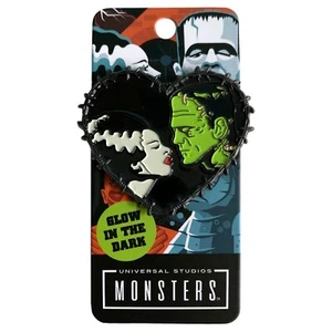 Rock Rebel Universal Monsters We Belong Dead Heart Frankenstein Pin UM-PIN-HEART - Picture 1 of 3