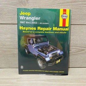 Haynes Repair Manual 50030 Jeep Wrangler 1987-2003 All Models Brand New Sealed - Picture 1 of 6