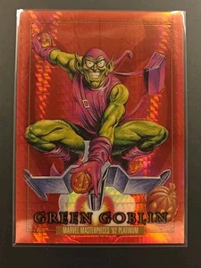 2024 Skybox Masterpieces Platinum '92 #36 Green Goblin Red Prism /492 - Picture 1 of 2