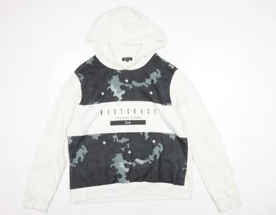 Sudadera con capucha blanca XL Twisted Soul para hombre con estampado gráfico Foto 1 de 4