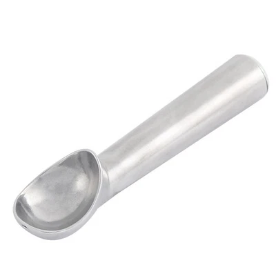 Household Aluminum Non-Stick Bowl Head Ice Cream Scoop Spoon Dipper Silver - Image 1 of 4