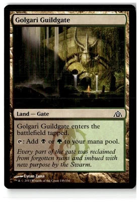 MTG Golgari Guildgate - Dragon's Maze Moderately Played English Playset (x4) - Image 1 of 4