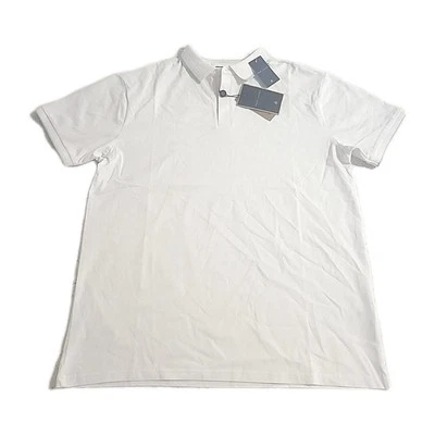 Camiseta polo para hombre Marc Asher blanca/azul escarcha talla XL Foto 1 de 2