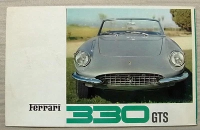 Folleto de ventas de autos deportivos Ferrari 330 GTS 1966 #N.14/66 Foto 1 de 4