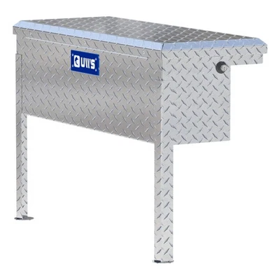 UWS Bright Aluminum 36" Truck Side Tool Box with Low Profile Toolbox Storage Foto 1 de 4