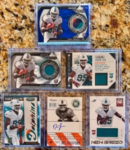 L-O-T OF 6 Dion Jordan Game Used Jersey Patch Autograph Rookie Dolphins Relics🔥 - Picture 1 of 3
