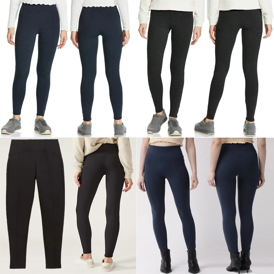 EX M&S Ladies Magic Shaping Elasticated High Waist Womens Tummy Control Leggings - Image 1 of 1