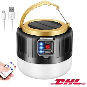 Solar LED Notleuchte Mit Fernbedienung & 1200 Lumen Ip65 - Bild 1 von 11