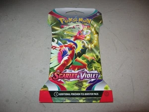 2023 Pokemon Scarlet & Violet Factory Sealed Sleeved Hanger Pack - Bild 1 von 2