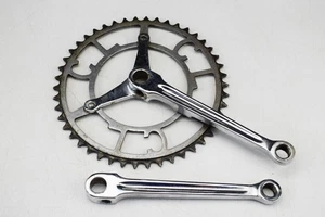 CHATER LEA DOPPELGERIFFELTER VINTAGE FAHRRAD STAHLSPLINTER KETTENSATZ, 6,5", 46T - Bild 1 von 8