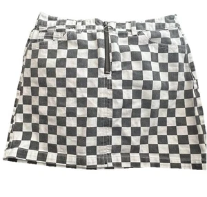 Urban Outfitters BDG Black & White Checkered Size M Mini Skirt. Bad Rude Girl - Picture 1 of 7