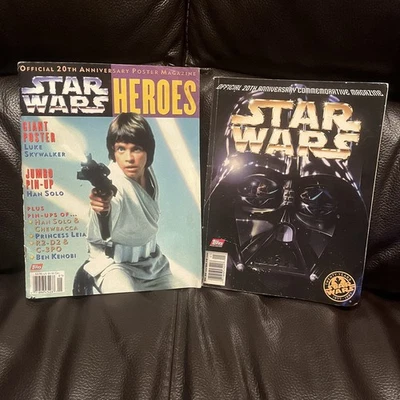 2 Star Wars Official 20th Anniversary Poster Magazine  - Image 1 of 4