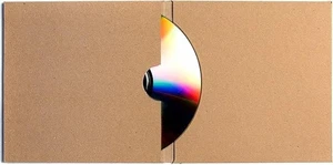 10 Kraft Card CD / DVD Sleeves. Double brown recycled wallet. Unbranded. - Picture 1 of 4