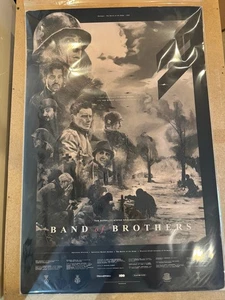 Band Of Brothers 2024 Chris Valentine - Variante 24"x36" #20/25 Serigrafía - Imagen 1 de 6