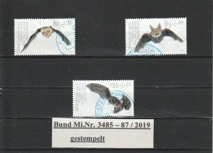 Bund Mi. 3485 - 87 / 2019 gestempelt - Bild 1 von 1