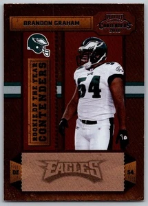 2010 Playoff Contenders ROY Brandon Graham Philadelphia Eagles #24 - Picture 1 of 2