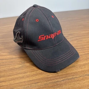 Snap-On Tools Distressed Wrench Adjustable Hat Cap Red Black - Picture 1 of 6