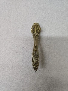 Vintage Brass Nut Cracker with Fleur-de-lis Design, Google Says Italian... - Picture 1 of 9