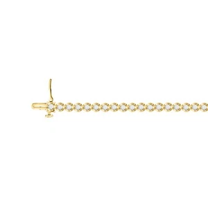 Natural 2.00ct Round Diamond Ladies Bracelet 14k White Gold - Picture 1 of 1