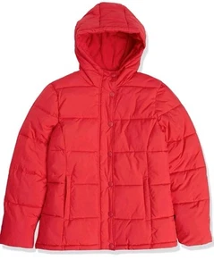 Women's Hooded Puffer Coats Size S Red - Picture 1 of 4