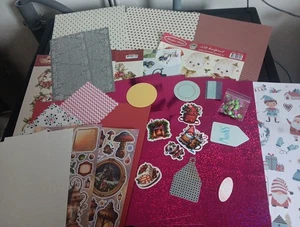 VENTA PAQUETE HOBBYCRAFTS PARA SCRAPBOOKING NAVIDAD Y LENTEJUELAS (OFERTA513) - Imagen 1 de 2