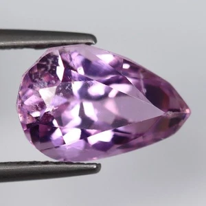 4.19Cts Natural pink kunzite pear Shape loose gemstone with free shippng - Picture 1 of 2