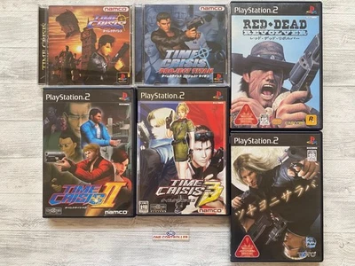 SONY PS 1 2 Time Crisis & Project Titan & Red Dead Revolver & Tsukiyo ni Saraba - Image 1 of 4