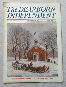 Vintage used THE DEARBORN INDEPENDENT NOV. 26, 1927, VOL. 28, NO. 6 HENRY FORD - Bild 1 von 3