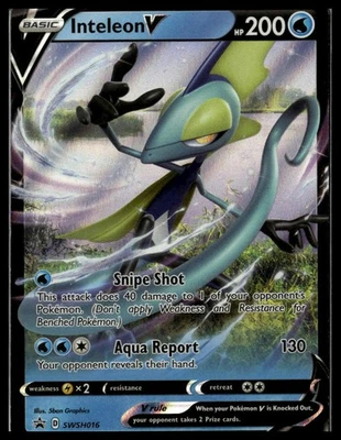 SWSH: Sword & Shield Promo Cards #SWSH016 Inteleon V Promo - Image 1 of 2