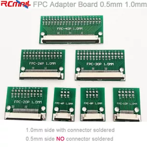6 Pin auf 40 Pin 0,5 mm 1,0 mm auf DIP 2,54 mm FPC FFC Flachkabel Adapter Platine 10 Stück - Bild 1 von 8
