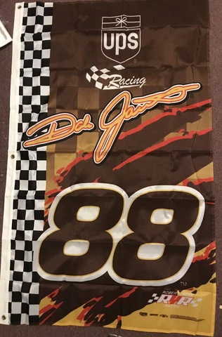 Dale Jarrett #88 3 X 5 Vertical Flag (Indoor Outdoor) Weather Resistant Poly Cover