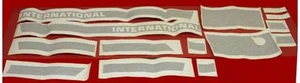 International 1066 Set di decalcomanie in vinile BLACK STRIPE  - Foto 1 di 1