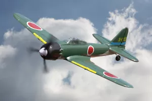 Aereo Mitsubishi A6M Zero Micro Warbirds RTF RC con PASS Stability Assist - Foto 1 di 5