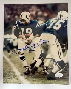 Johnny Unitas Autographed 8X10 JSA Certified - Picture 1 of 4