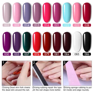 5Pcs 5mL Gel Nail Polish Pens Nail Polish Markers Pens Set Quick-Dry Nail Pen - Picture 1 of 14