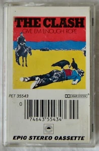 The Clash- Give 'Em Enough Rope- Epic 1978(Reissue)- Cassette- Tested - Picture 1 of 7