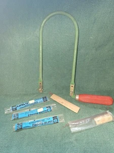 Alte Säge Laubsäge Laubsägeblätter - Old Tool - altes Werkzeug - Bild 1 von 8