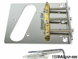NEW Hipshot BRIDGE for Fender Telecaster Tele Vintage STAINLESS STEEL 44100-33SS - Picture 1 of 1