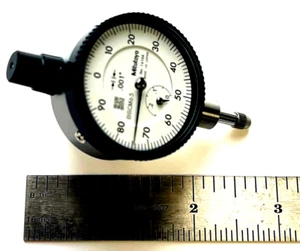 0-0.125" DIAL INDICATOR - MITUTOYO 1410A - FLAT BACK - .001" RESOLUTION - NEW! - Picture 1 of 11
