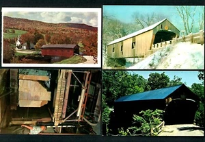 #545, Covered Bridges Rockingham, The Green, Union Village, The GandSaw Unused - Picture 1 of 2