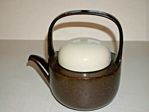 Rosenthal Studio Linie Mid Century Modern Design Tea Pot brown with white cover - Picture 1 of 7