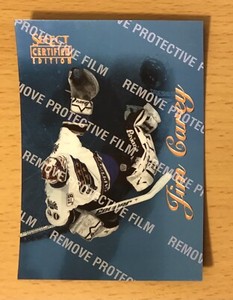 1996-97 SELECT CERTIFIED HOCKEY BLUE JIM CAREY WASHINGTON CAPITALS
