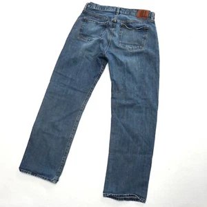 ¡De colección! Pantalones de mezclilla sueltos RL Polo Co - Thompson/lavado medio, pierna Str8 - para hombre 33x32 - Imagen 1 de 15
